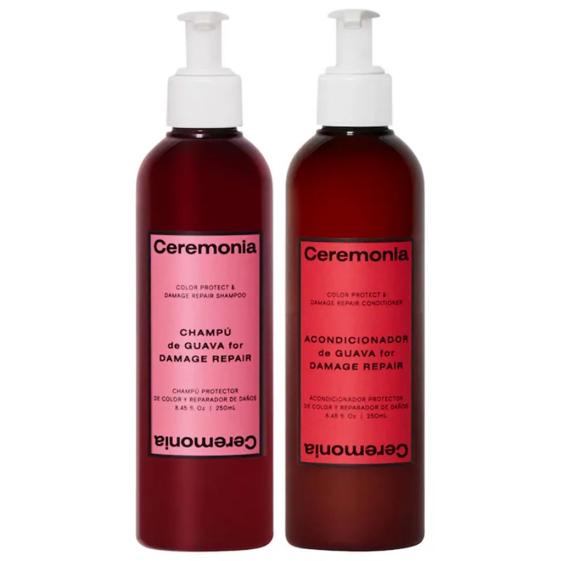 Oem Private Label Vegan Color Vibrancy Protecting Damage Repair Shampoo Conditioner Set For Color Treated Hair 8.45 Fl Oz