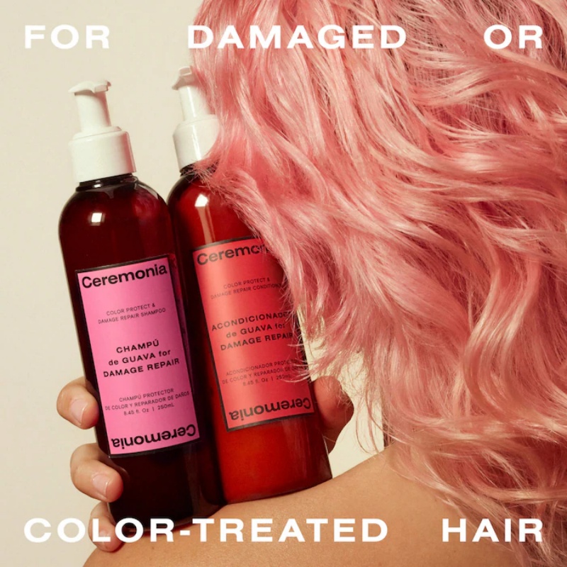 Oem Private Label Vegan Color Vibrancy Protecting Damage Repair Shampoo Conditioner Set For Color Treated Hair 8.45 Fl Oz