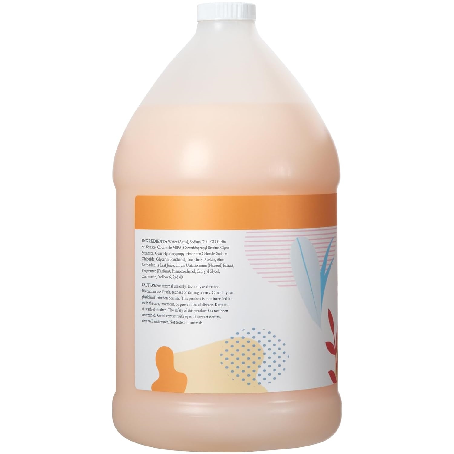 Wholesale Moisturizing Shampoo For All Hair Types,100% Vegan & Cruelty-free,1gallon (128 Fl Oz) Refill Coconut Mango Scent