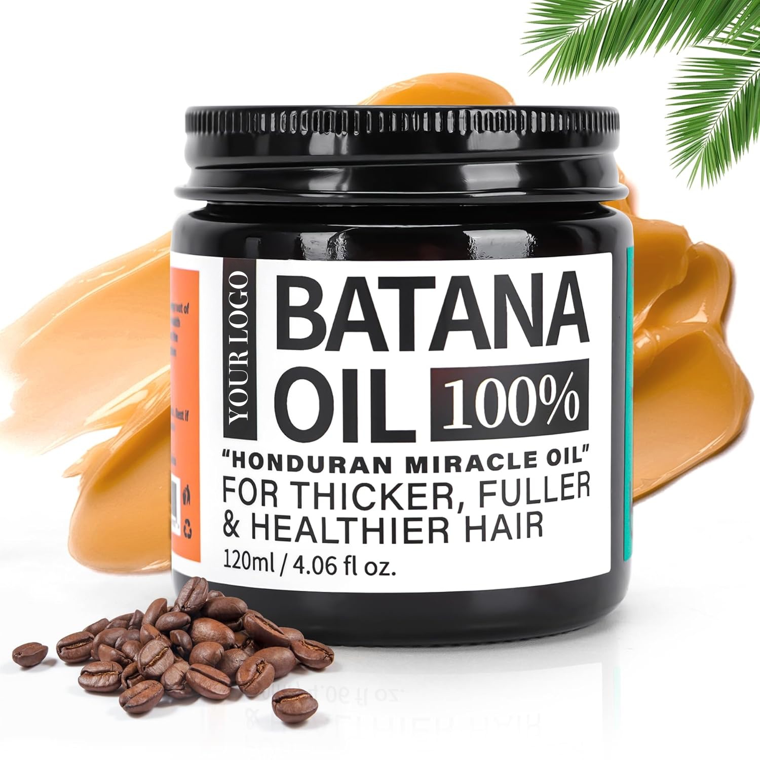 Private Label 100% Pure Organic Raw Batan Oil Moisturizing And Smoothing Damaged Hair Treatment Essential For Hair Growth
