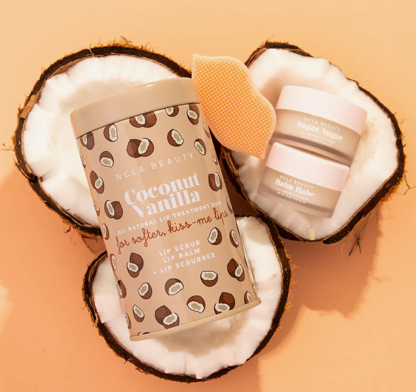 Hot Selling Customize Fragrance Smoothing Hydrating And Moisturizing Lip Care Set Lip Balm & Scrub & Scrubber Set Lip Care Set