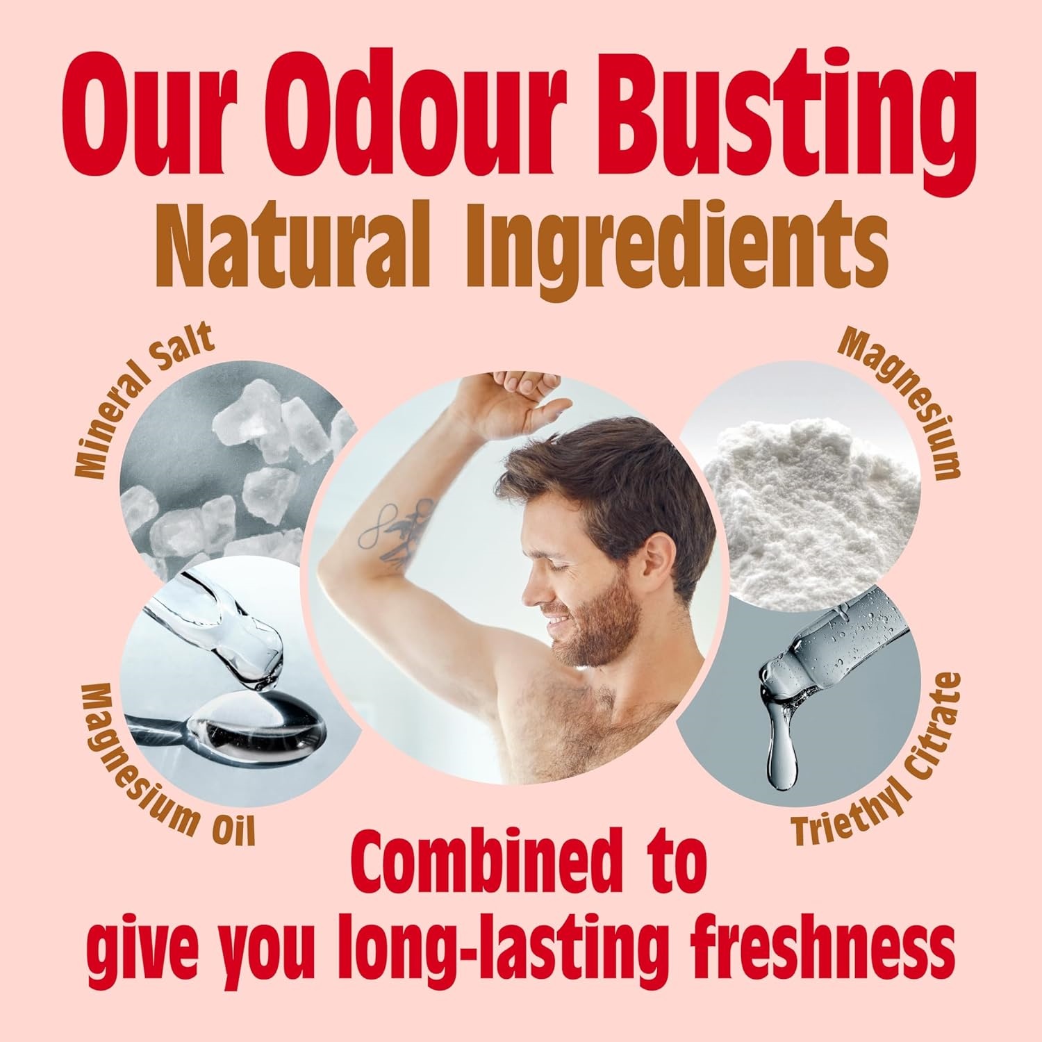 Natural Herbal Deodorant Body Spray For All Skin Types Long Lasting Freshness For Adolescents And Adults,Men-spiced Gingerbread