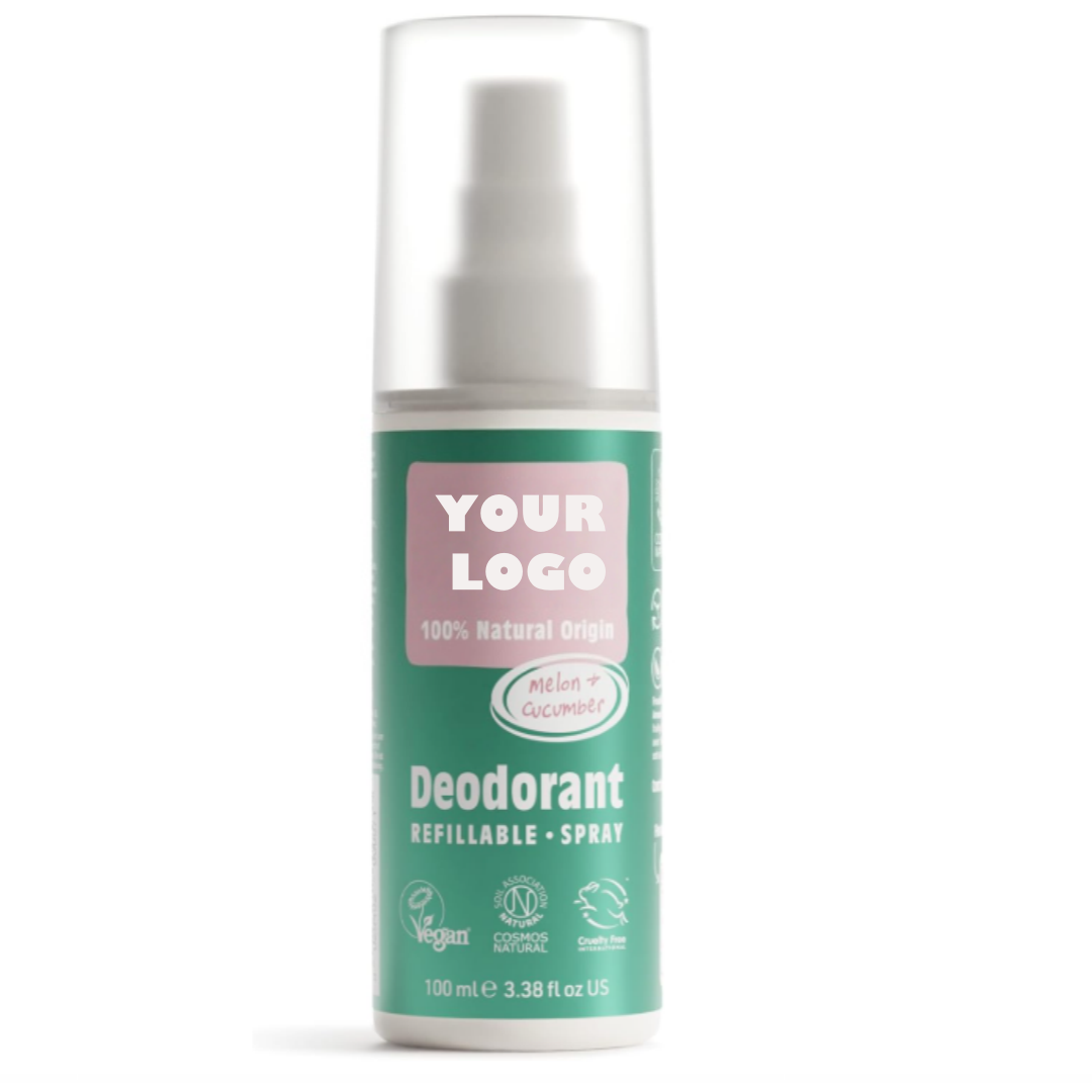 Natural Herbal Deodorant Body Spray For All Skin Types Long Lasting Freshness For Adolescents And Adults-melon & Cucumber