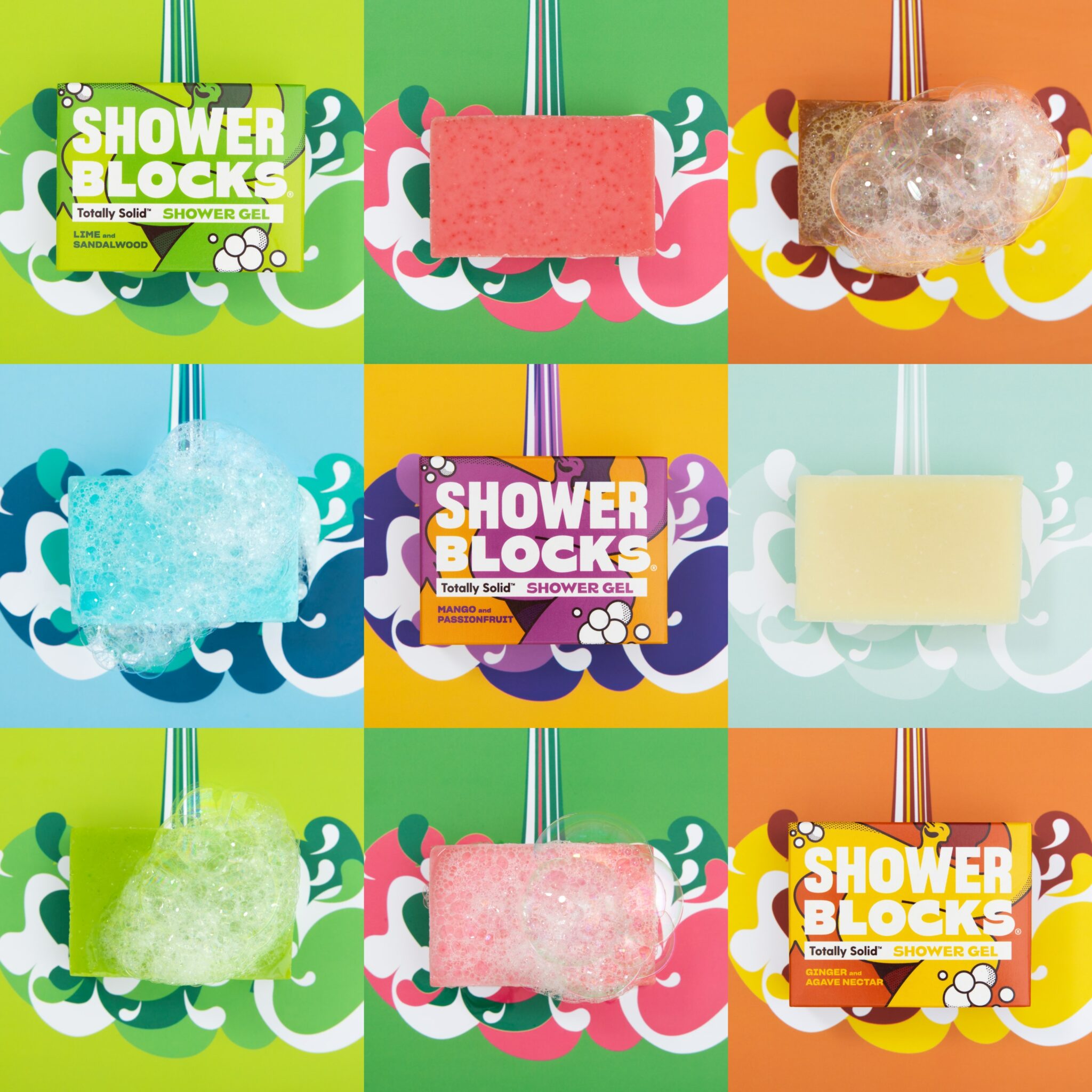 Natural Lime & Sandalwood Solid Shower Gel | Plastic,Cruelty And Paraben Free | Vegan | Moisturising Body Soap For The Shower