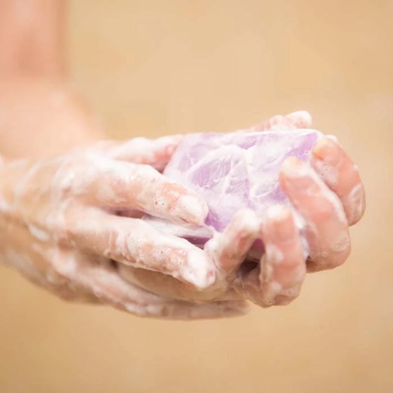 Natural Lime & Sandalwood Solid Shower Gel | Plastic,Cruelty And Paraben Free | Vegan | Moisturising Body Soap For The Shower