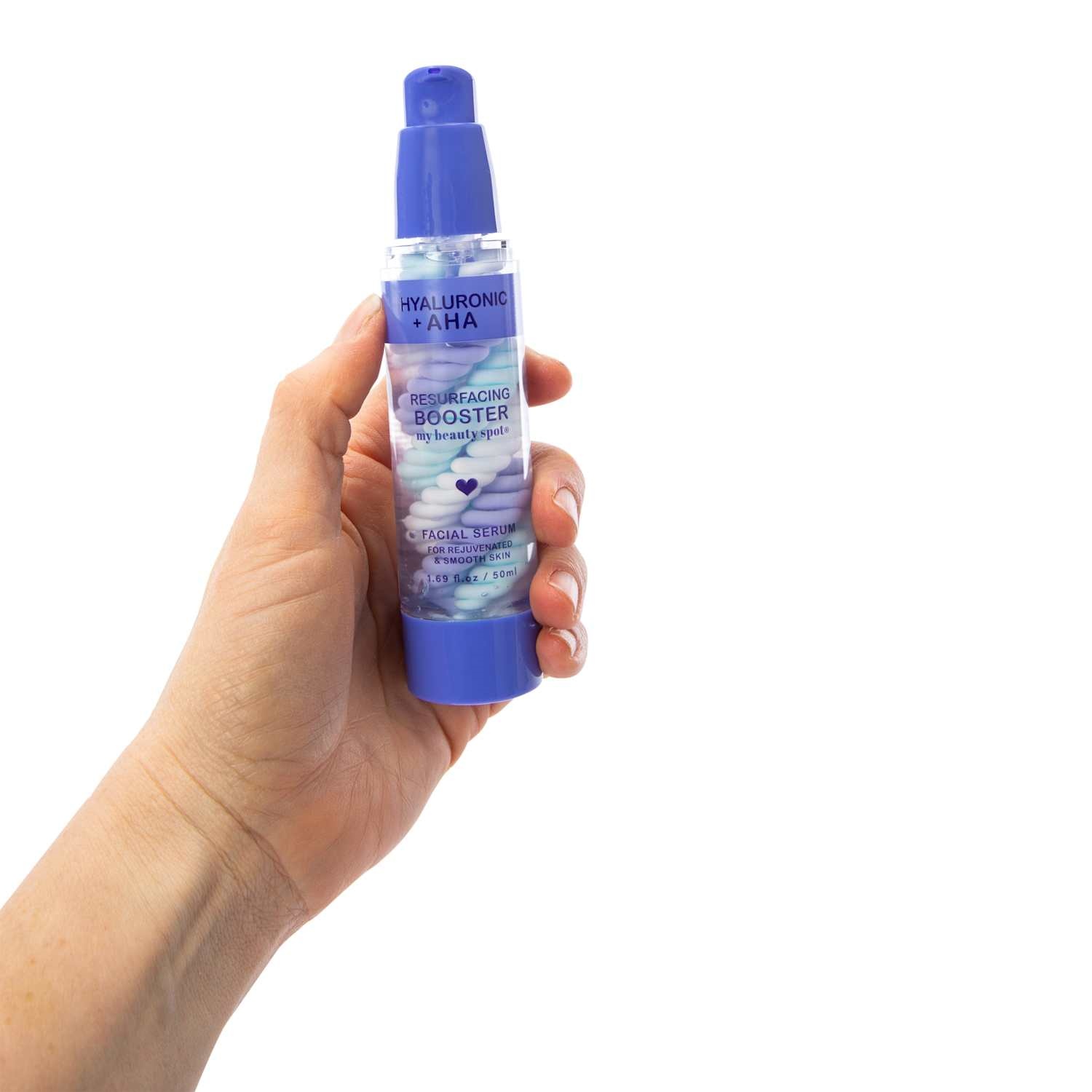 Oem Luxury Hyaluronic Acid + Aha Facial Serum Anti-aging Anti-wrinkle Intense Hydration Vegan Fragrance-free Non-greasy