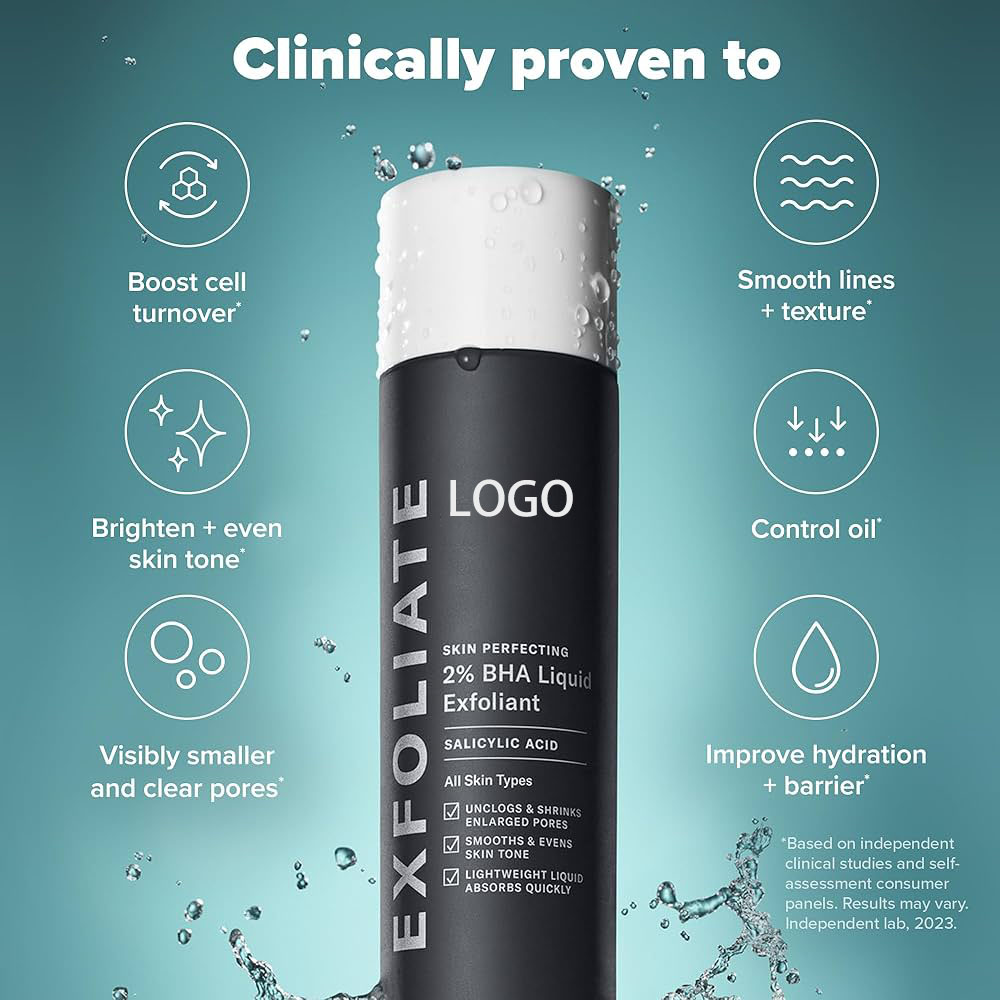 Oem/odm Private Label Hot Selling 2% Bha Liquid Salicylic Acid Face Serum Facial Care For Hydrating & Brightening Serum