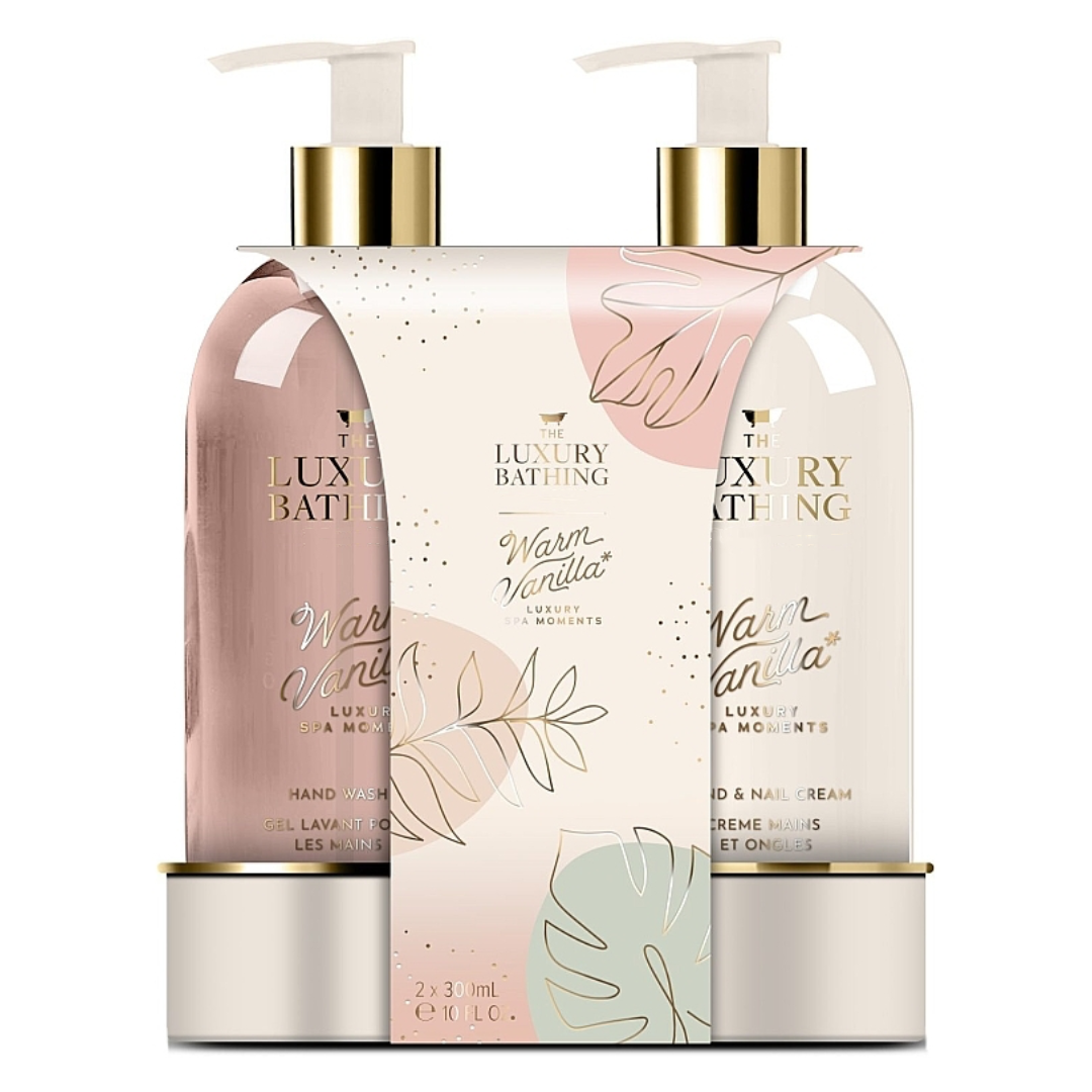 Private Label Luxury Body Care Set And Hand Duo,Body Wash &lotion,Bath Bomb,Hand Wash And Cream -warm Vanilla & Sweet Almond