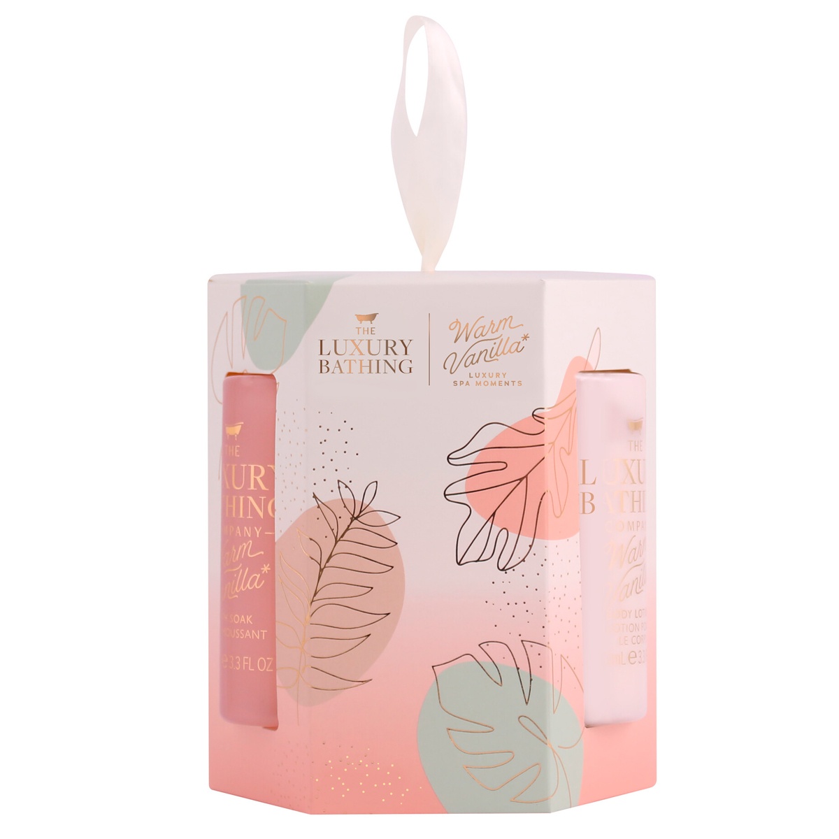 Private Label Luxury Bathing Gift Set,Body Wash And Body Lotion With Polisher -warm Vanilla & Sweet Almond