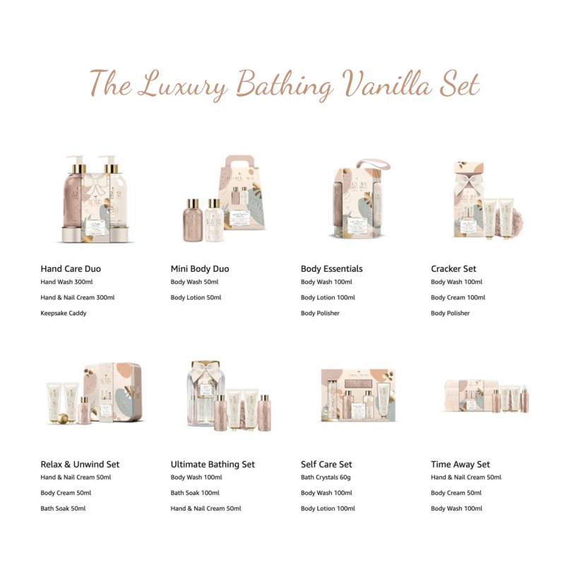Private Label Luxury Organic Herbal Bathing Cracker Set Mini Body Duo European Style Body Wash Lotion Polisher-warm Vanilla