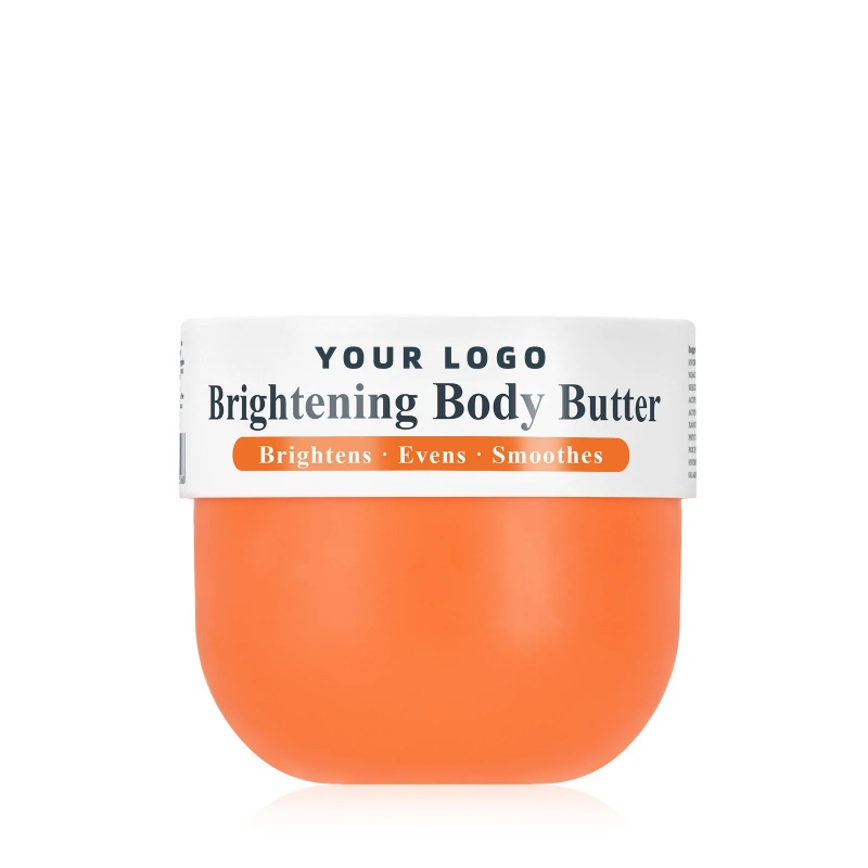 Oem Private Label Organic Shea Butter Cream Vegan Body Lotion For Brigthening,Evening,Soothing Body Niacinamidel Enriched
