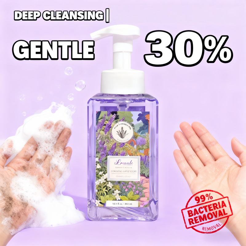 Natural Moisturizing Hand Soap For Dry Skin 440ml - Lavender Extract,Soothing & Non-greasy Hand Wash