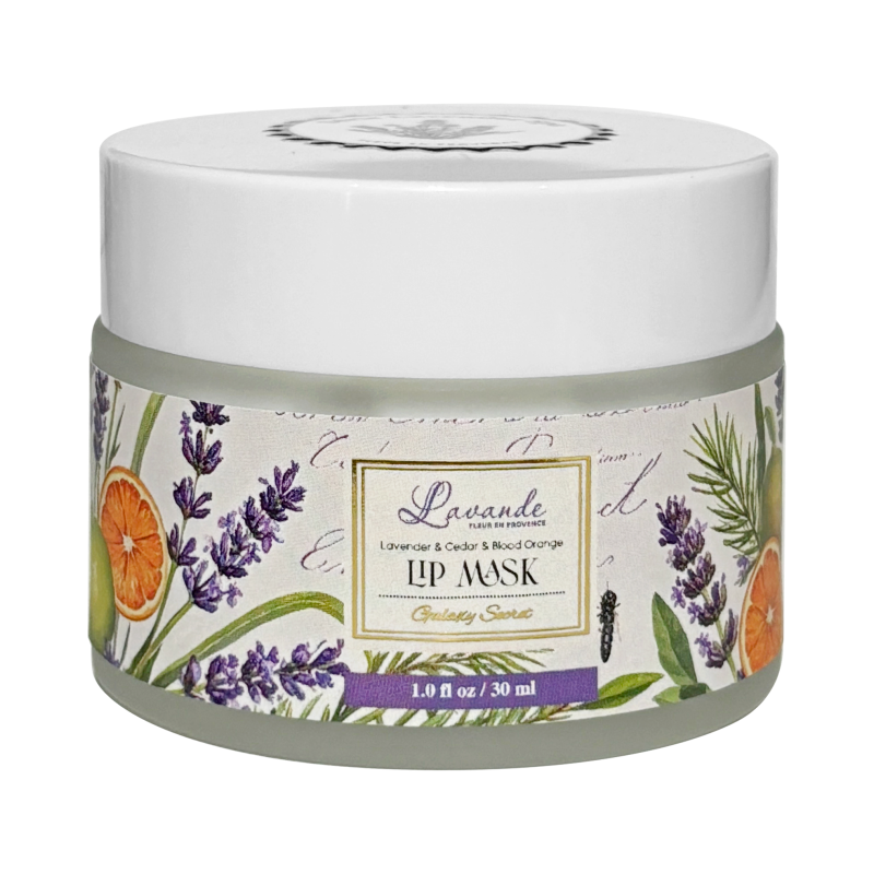 Moisturizing Overnight Lip Care Mask | Anti-chapped Nourishing Repair Balm | Lavender Scented Lip Mask