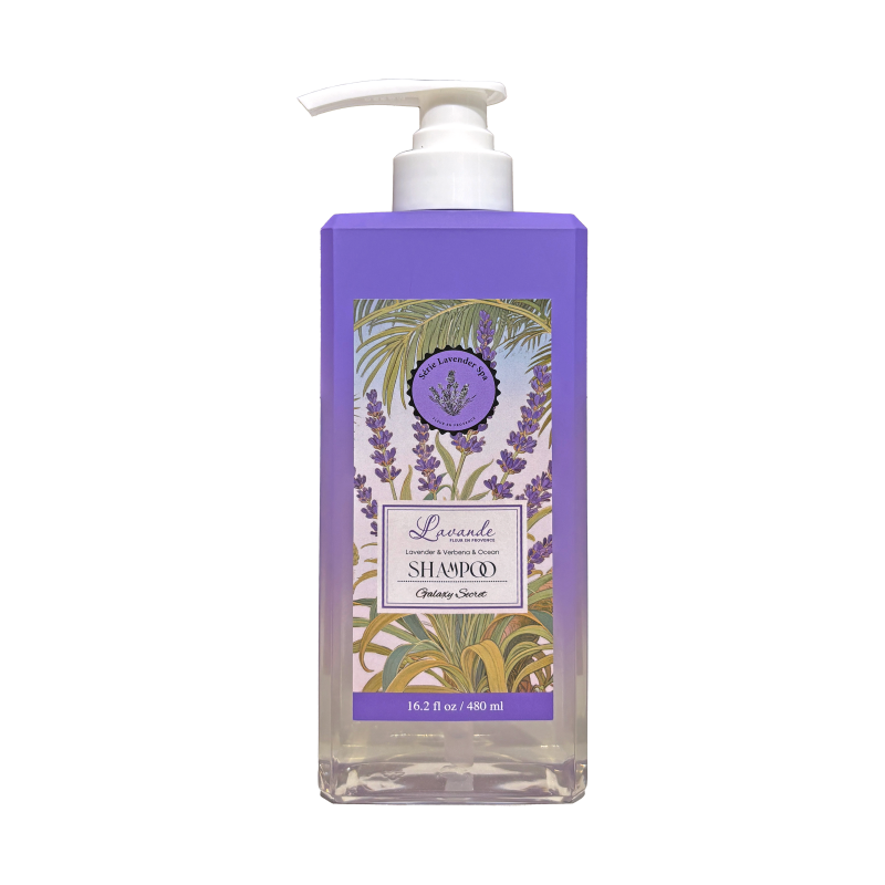 Natural Organic Hair Wash For Dry Hair Moisturizing Oem Private Label 480ml Lavender Shampoo