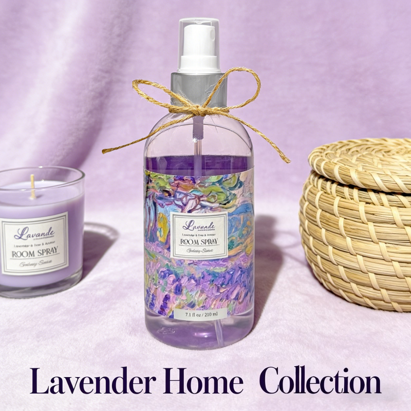 Eco-friendly Air Freshener Odor Eliminator Oem Private Label 210ml Home Car Lavender Room Spray
