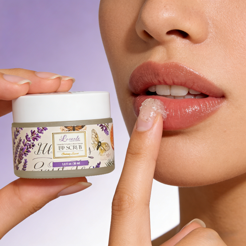 Moisturizing Overnight Lip Care Mask | Anti-chapped Nourishing Repair Balm | Lavender Scented Lip Mask