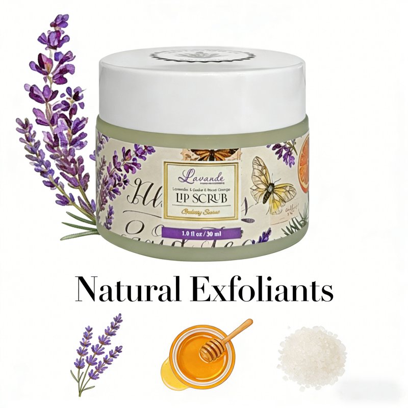 Moisturizing Overnight Lip Care Mask | Anti-chapped Nourishing Repair Balm | Lavender Scented Lip Mask