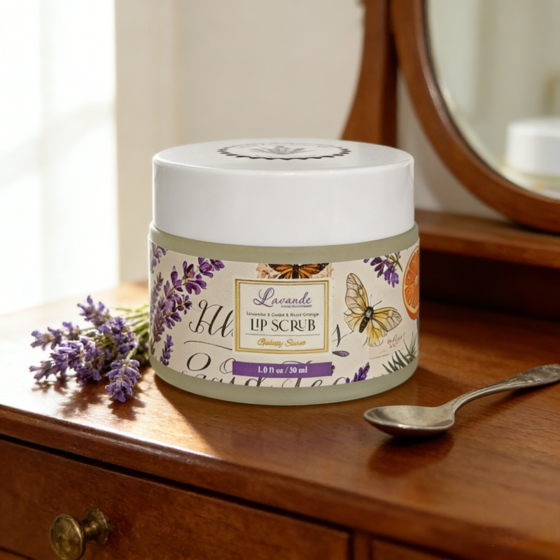 Moisturizing Overnight Lip Care Mask | Anti-chapped Nourishing Repair Balm | Lavender Scented Lip Mask