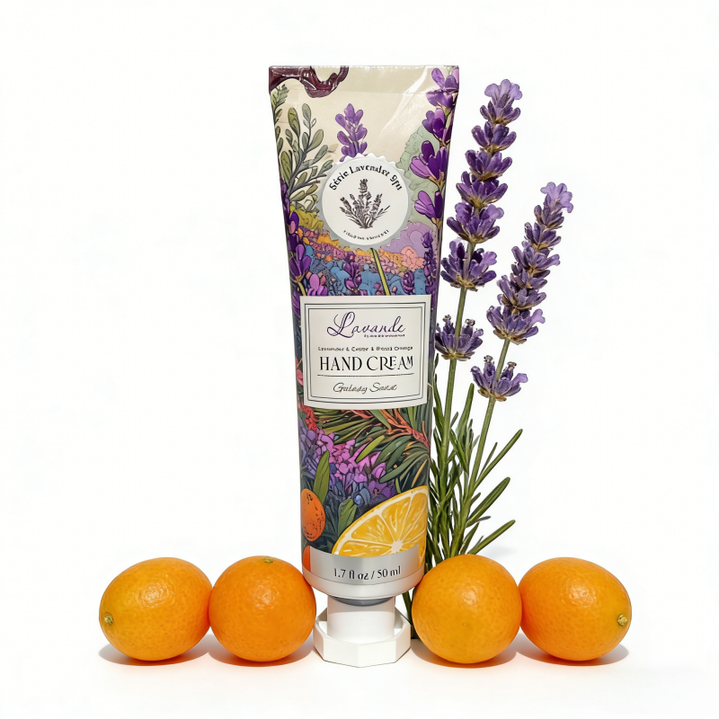Premium Moisturizing Skin Care Cream For Daily Hydration 50ml Lavender Hand Cream