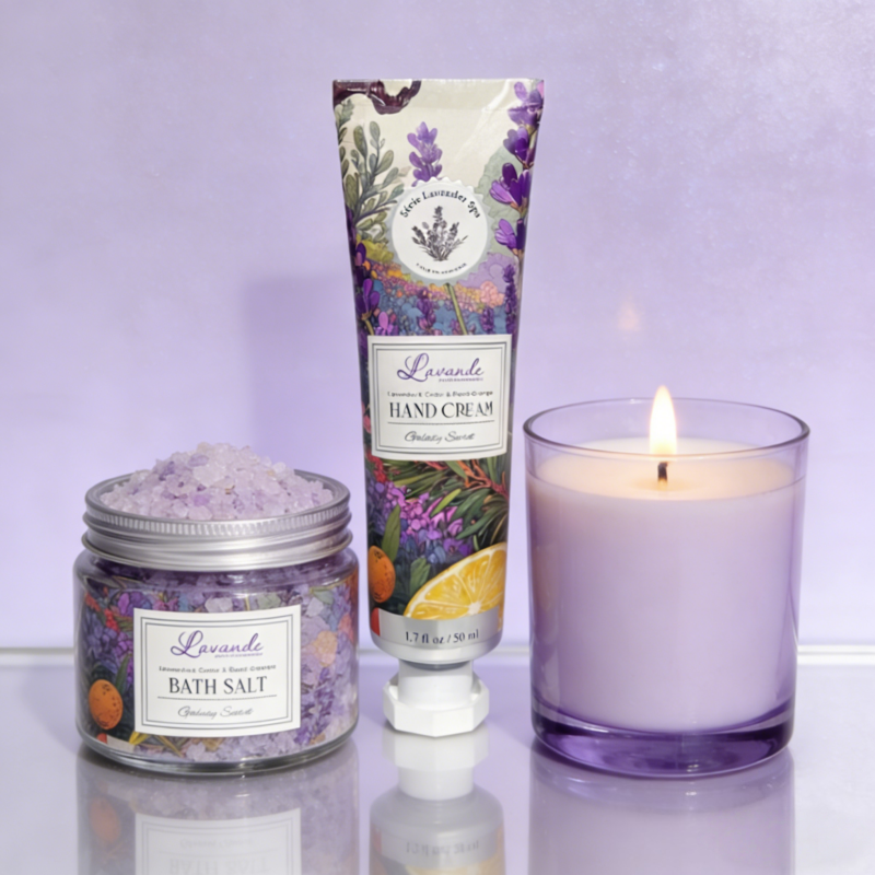 Premium Moisturizing Skin Care Cream For Daily Hydration 50ml Lavender Hand Cream