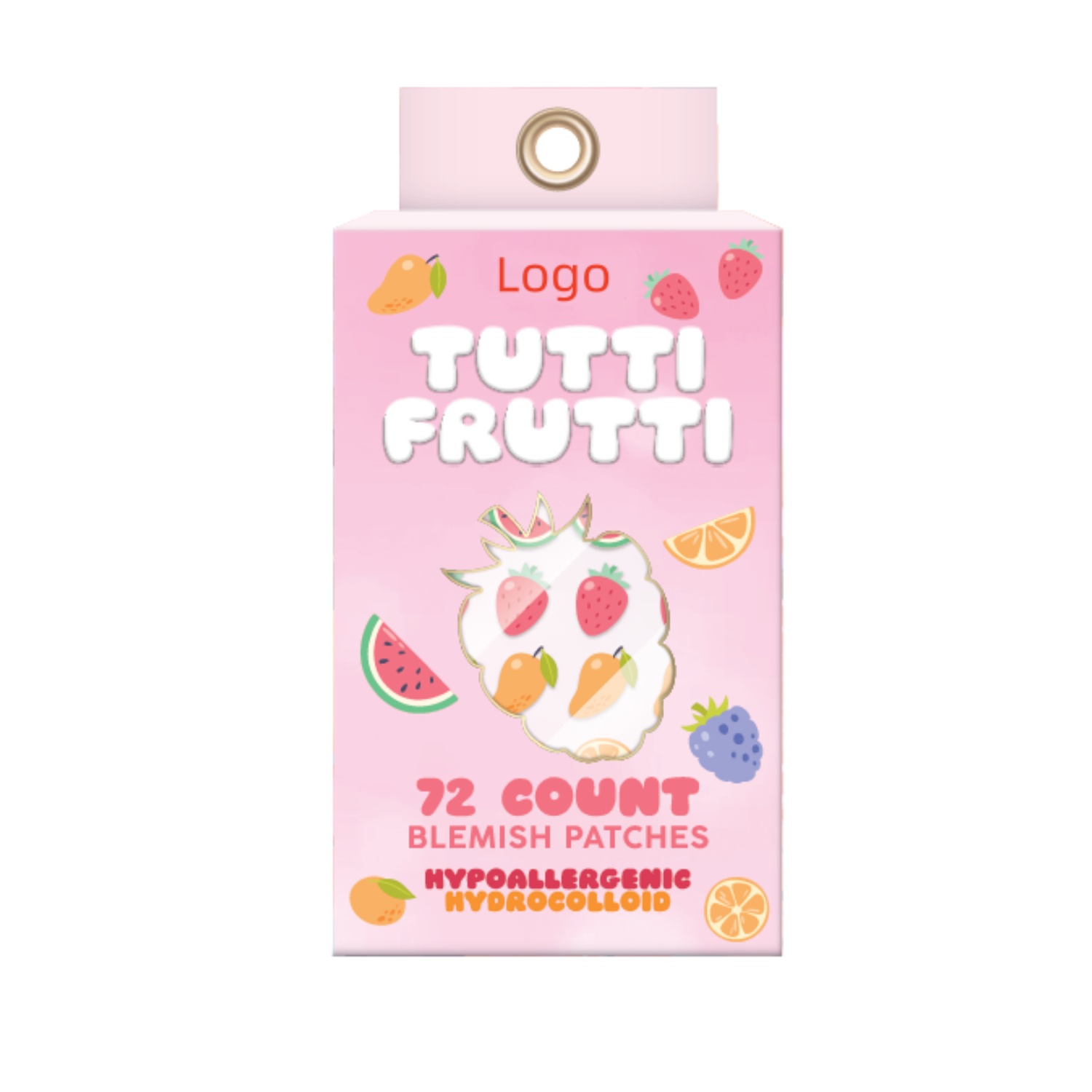 Oem/odm Cute 6 Fruits Design Blemish Pimple Patches,Invisible Spot Sticker With Tea Tree Oil Acne Care Patch