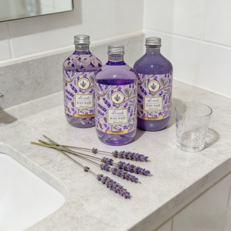 Long-lasting Fragrance Moisturizing 500ml Lavender Body Wash