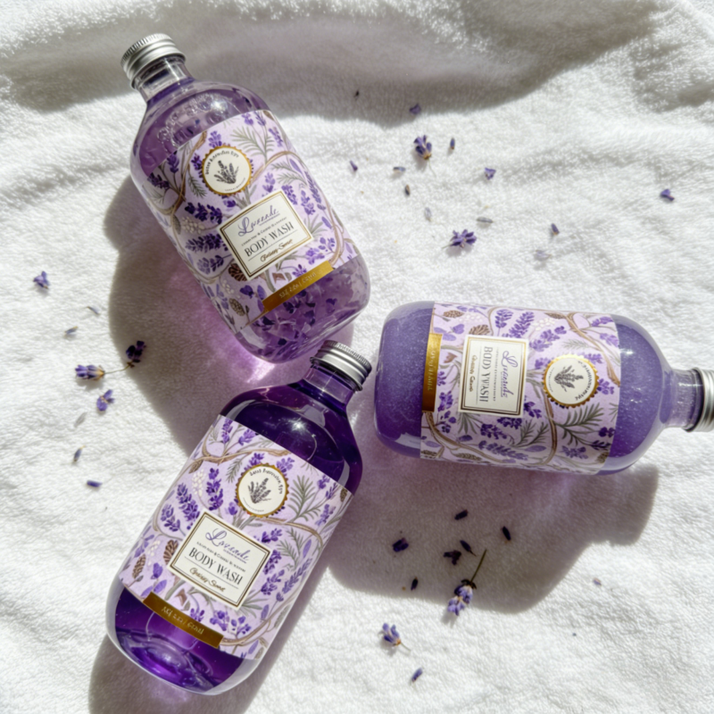 Long-lasting Fragrance Moisturizing 500ml Lavender Body Wash