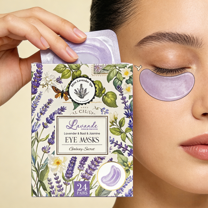 Lavender Gel Eye Masks For Relaxing Sleep And Dark Circle Reduction With Hydrating And Nourishing Properties