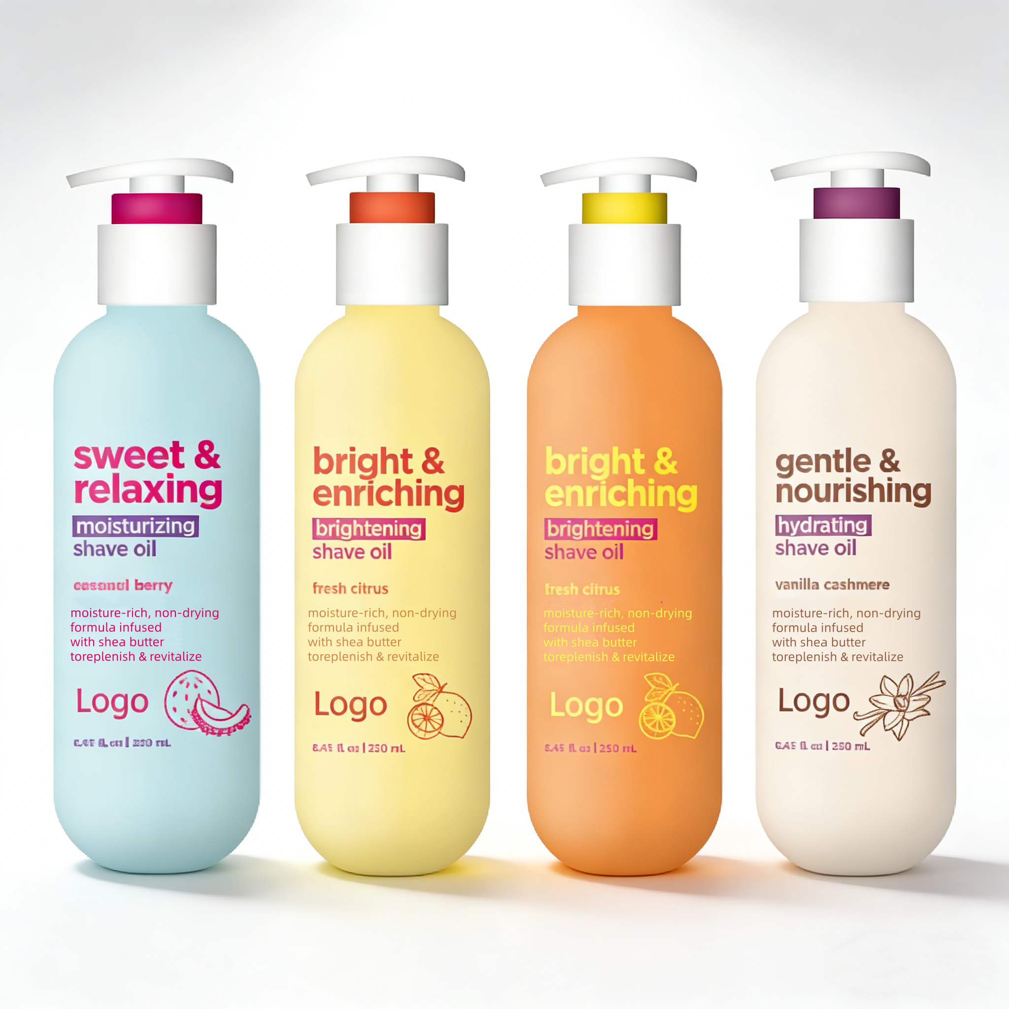 Oem & Odm Private Label Fruit-flavored Refreshing Whitening Moisturizing Super-hydrating Shave Oil