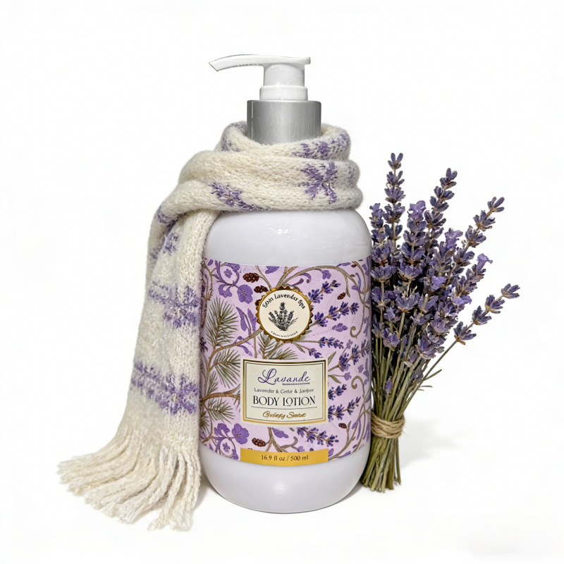 Long-lasting Fragrance Hydrating 500ml Lavender Body Lotion