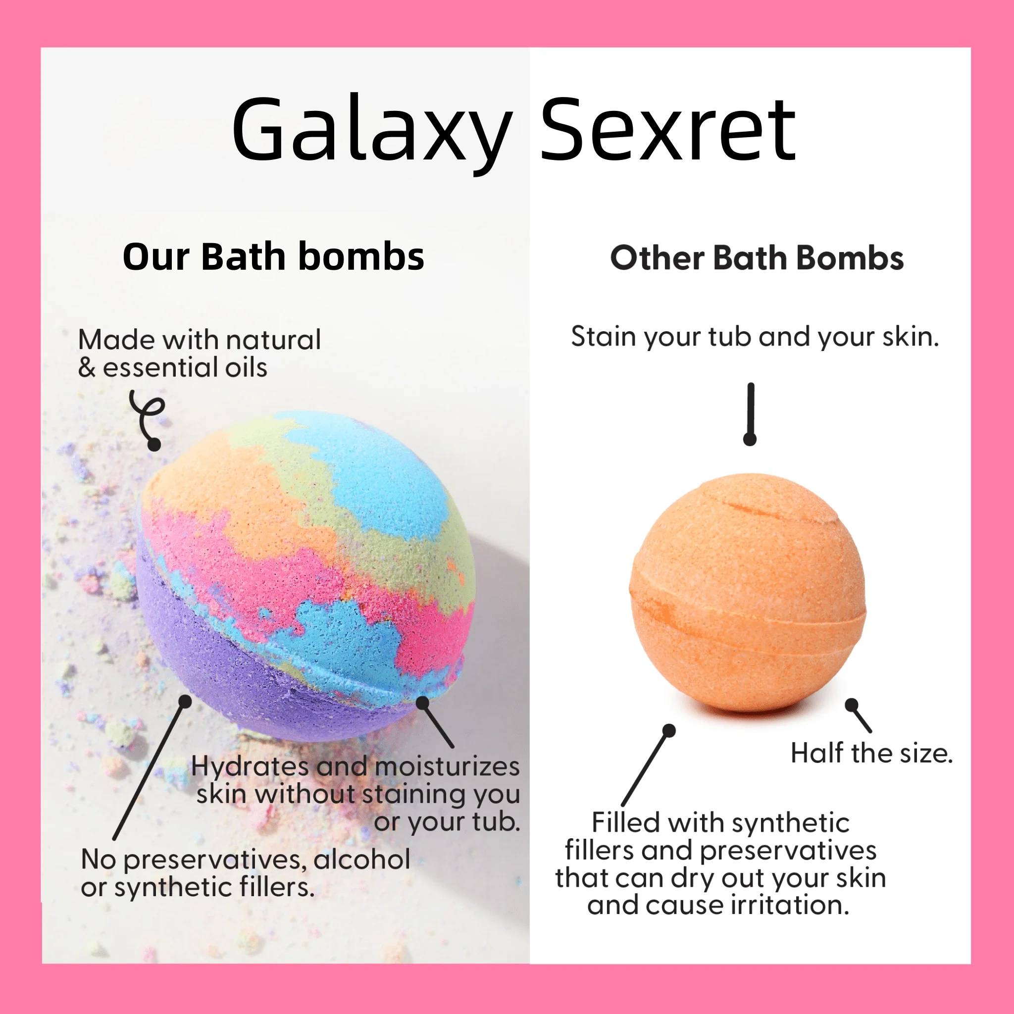 Oem&odm Cute Eco-friendly Cartoon Style 70g Individual Bath Fizzer Gift Wholesale Moisturizing Bath Bombs Natural Ingredients