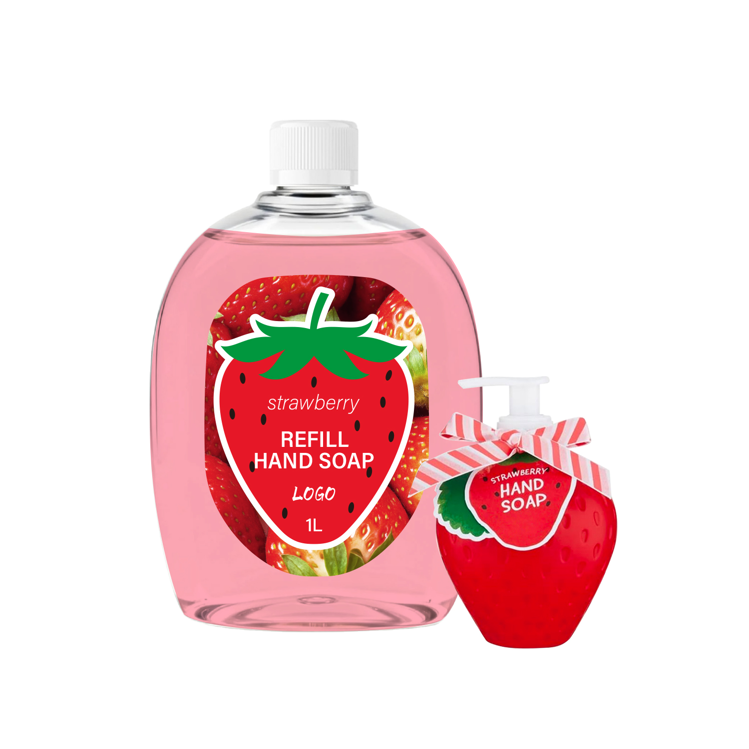 Oem Wholesale Factory Big Refill Pack Private Label Organic Fruit Natural Transparent Liquid Moisturizing Deep Cleansing Soap