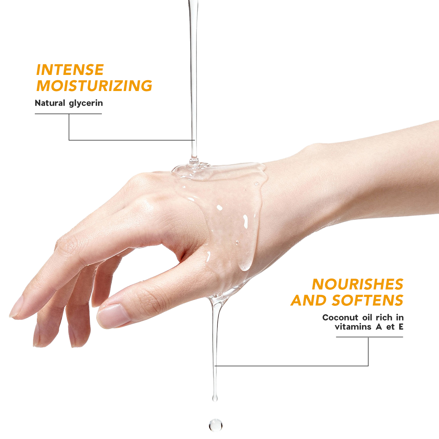 Oem Wholesale Vegan 300ml Cruelty-free Foaming Cleansing And Moisturizing Body & Hand Wash With Nautre Element For Daily Use