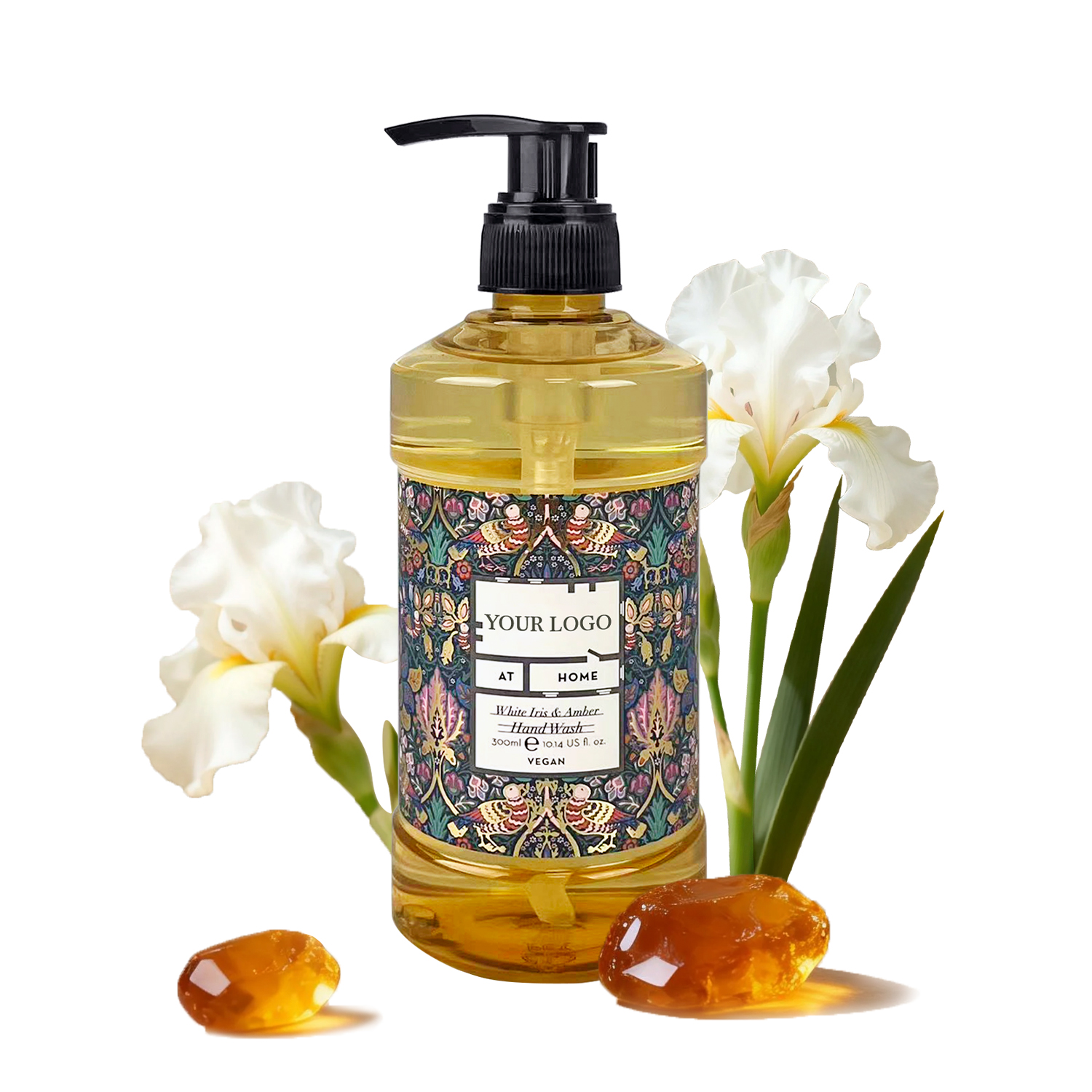 Oem Wholesale Vegan 300ml Cruelty-free Foaming Cleansing And Moisturizing Hand Wash With Nautre Element For Daily Use
