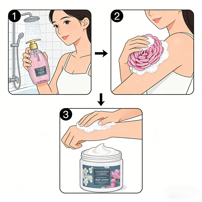 Oem Luxury Natural Organic Floral Extract Skincare Gift Set For Home Spa Aromatherapy Spa Flower Bath Body Kit
