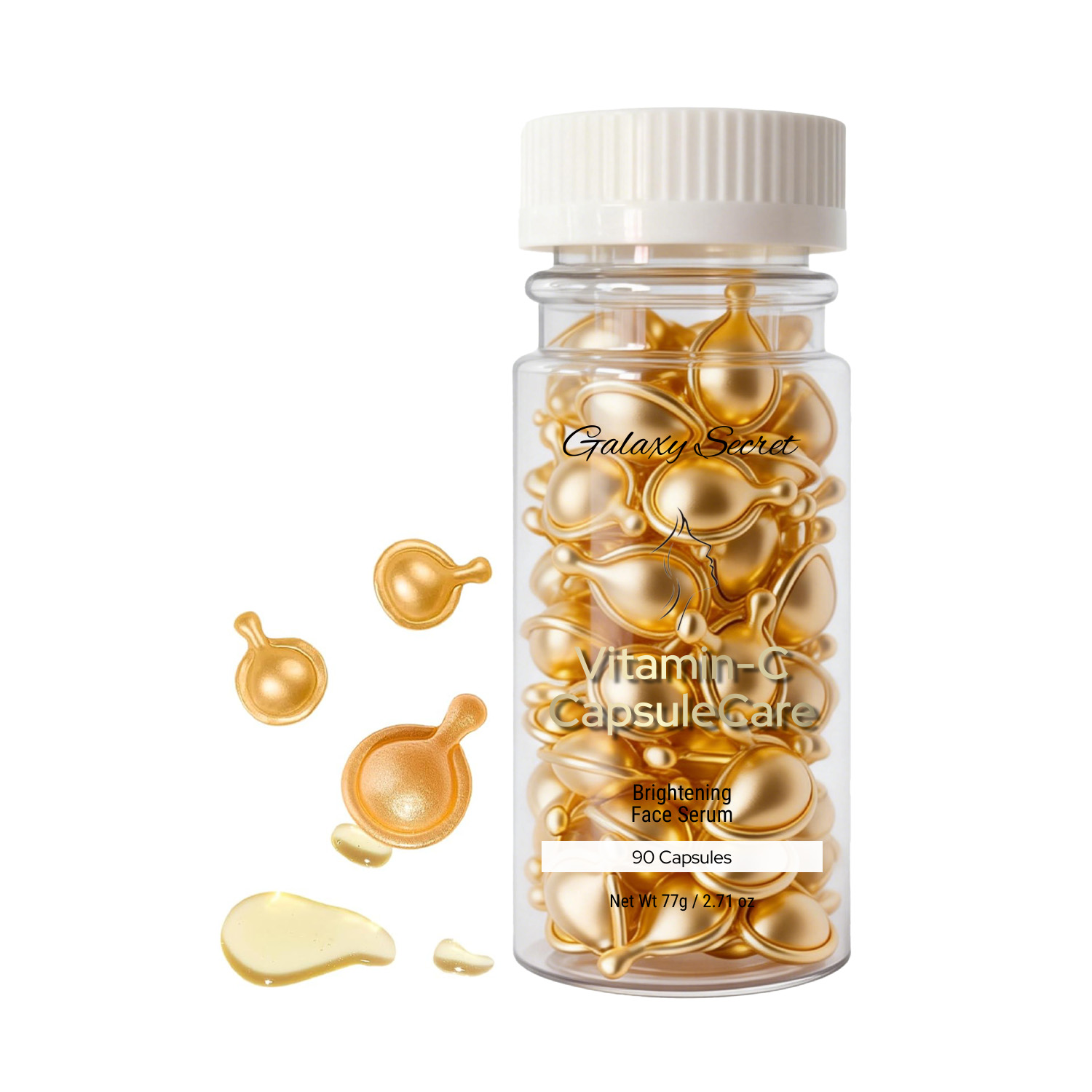Oem Wholesale Skin Firming Capsule Serum With Vitamin C Hyaluronic Acid Niacinamiden Essence Capsule