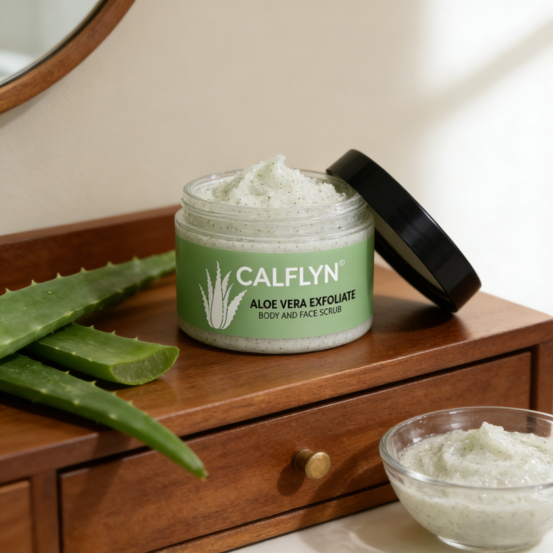 Oem Aloe Vera Exfoliate Scrub 150g Natural Body And Face Gentle Exfoliating Scrub Moisturizing Soothing Skin Care