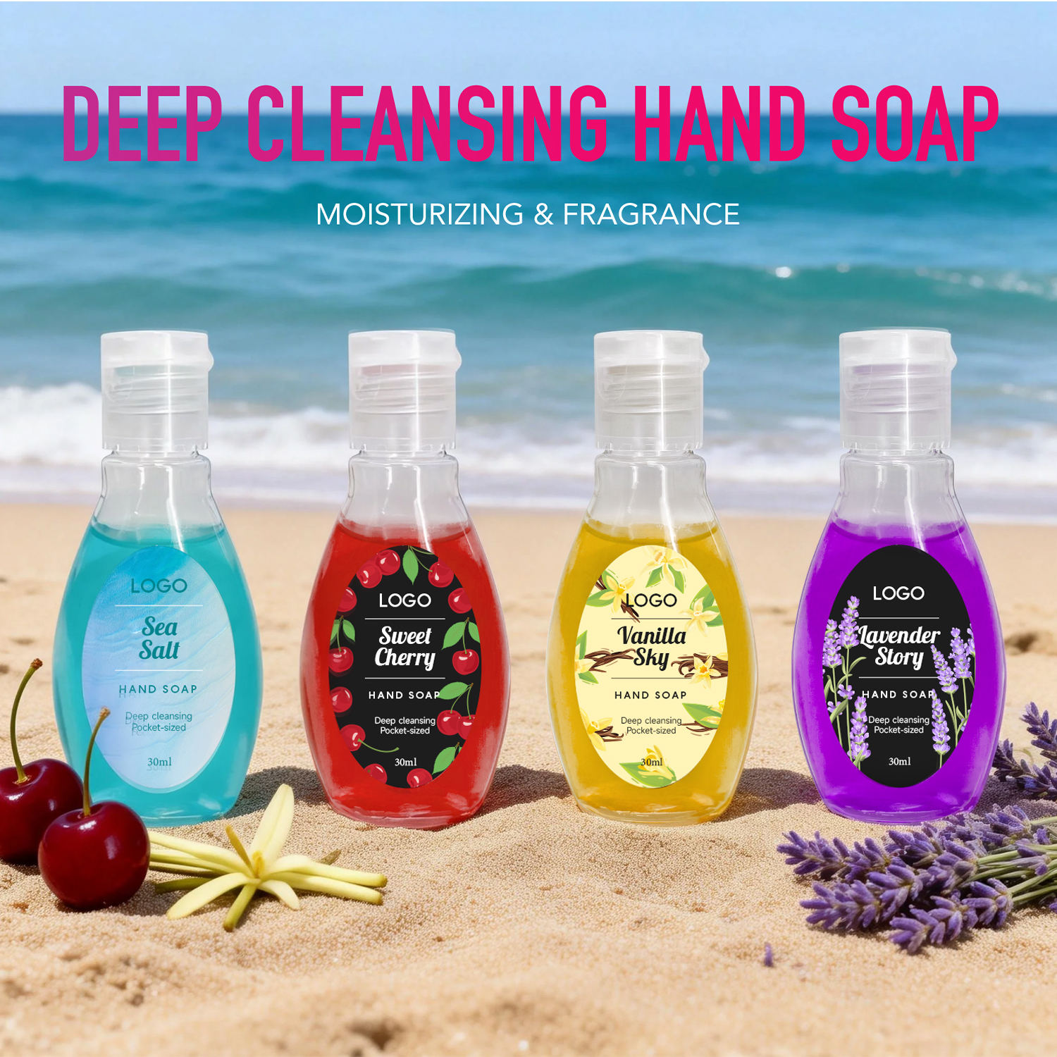 Oem/odm Private Label Wholesale Fruity Organic Natural Antibacterial / Whitening / Nourishing Liquid Hand Soap