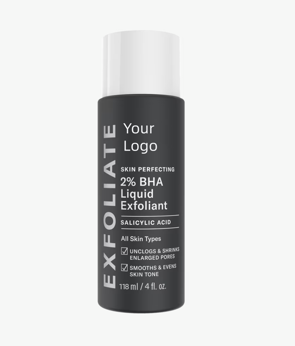 Oem/odm Private Label Salicylic Acid Serum Camellia Sinensis Leaf Extract Serum 2% Bha Liquid Exfoliant Salicylic Acid