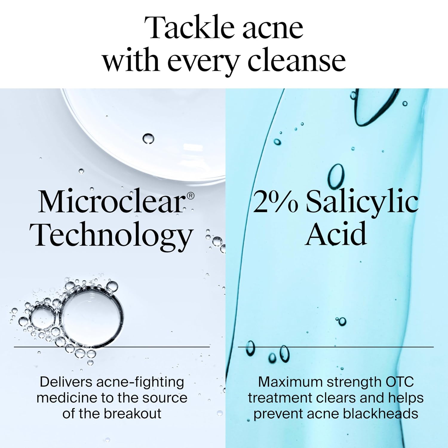 Oem/odm Private Label Oil-free Acne Wash Cleanser Pump Salicylic Acid Acne Treatm Moisturizing Skin For Face