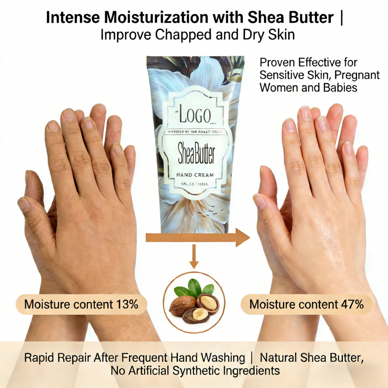 Oem Herbal Organic Shea Butter Nourishing Hand Cream-deep Moisturizing Lotion For Dry & Sensitive Skin Pregnant Women