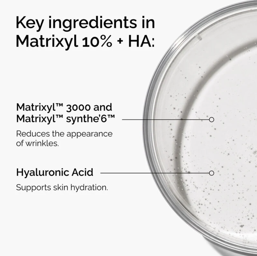 Hot Selling Firming Hydrating,Smoothing Anti Aging & Wrinkle Firming And Plumping Facial Essence 10% Matrixyl + Ha Face Serum