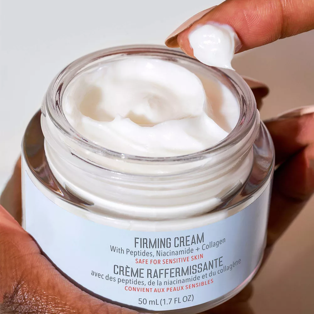 Oem/odm Hot Selling Suitable Sensitive Skin Moisturizing Firming Cream With Peptide Niacinamide & Collagen Firming Facial Cream