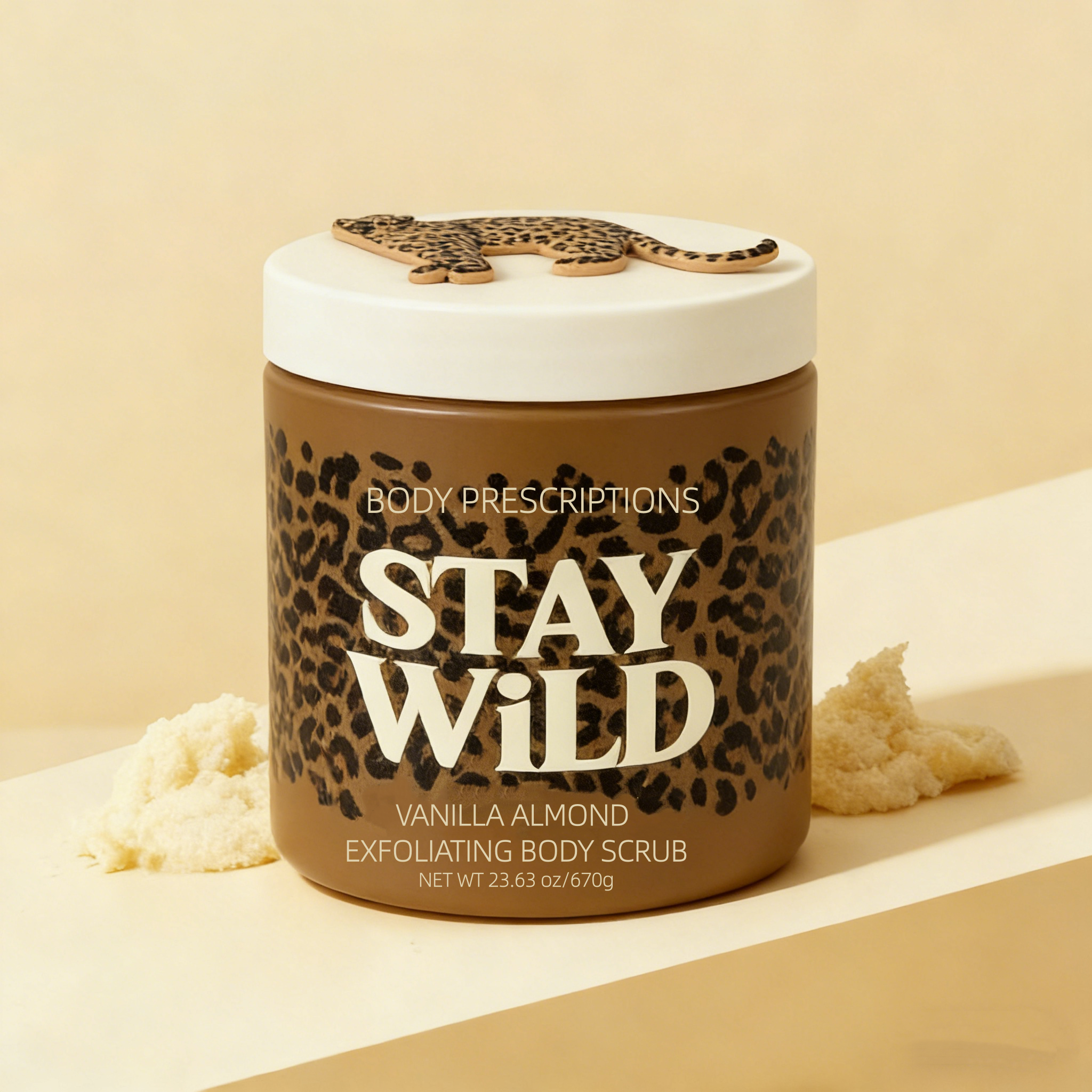 Oem Odm Private Label Stay Wild Sugar Scrub Natural Exfoliating Body Scrub Hot Selling Exfoliating Body Use Spa Scrub