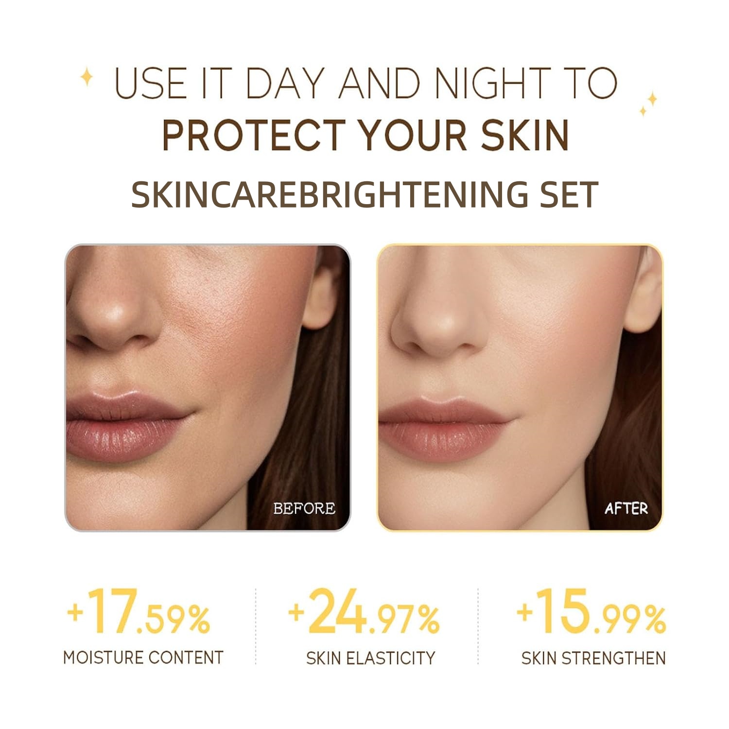 Oem/odm Hydrating Brightening Skincare Set For All Skin For Women Smooth Even Skin Moisturizing Facial Cream Serum Cleanser
