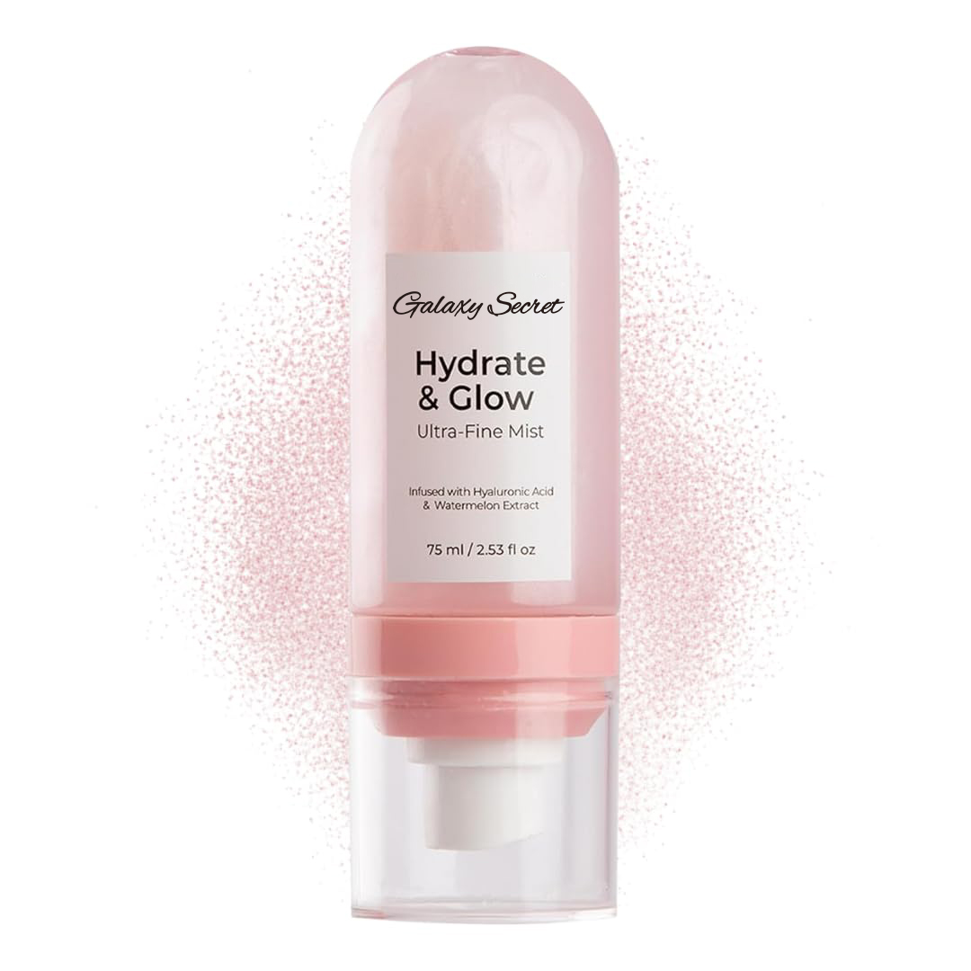 Private Label Hydrating Utral Hydrate & Glow Shimmer Face Mist Refreshing Watermelon Aha Glow Face Setting Facial Spray Mist