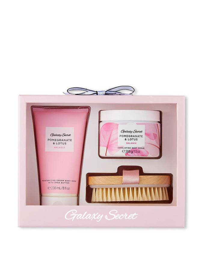 Hot Selling Spa Care Tro Moisturizer Cream Body Scrub & Brush For Remove Dead Skin And Moisturize The Skin Spa Bath Care Set