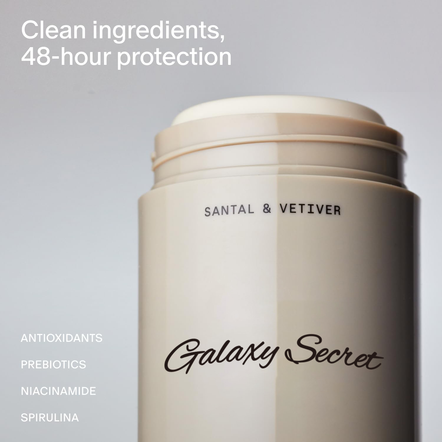 Galaxy Secret Unisex Long-lasting Deodorant Stick With Seaweed Extracts & Niacinamide Moisture Clean Body Odor Deodorant Stick