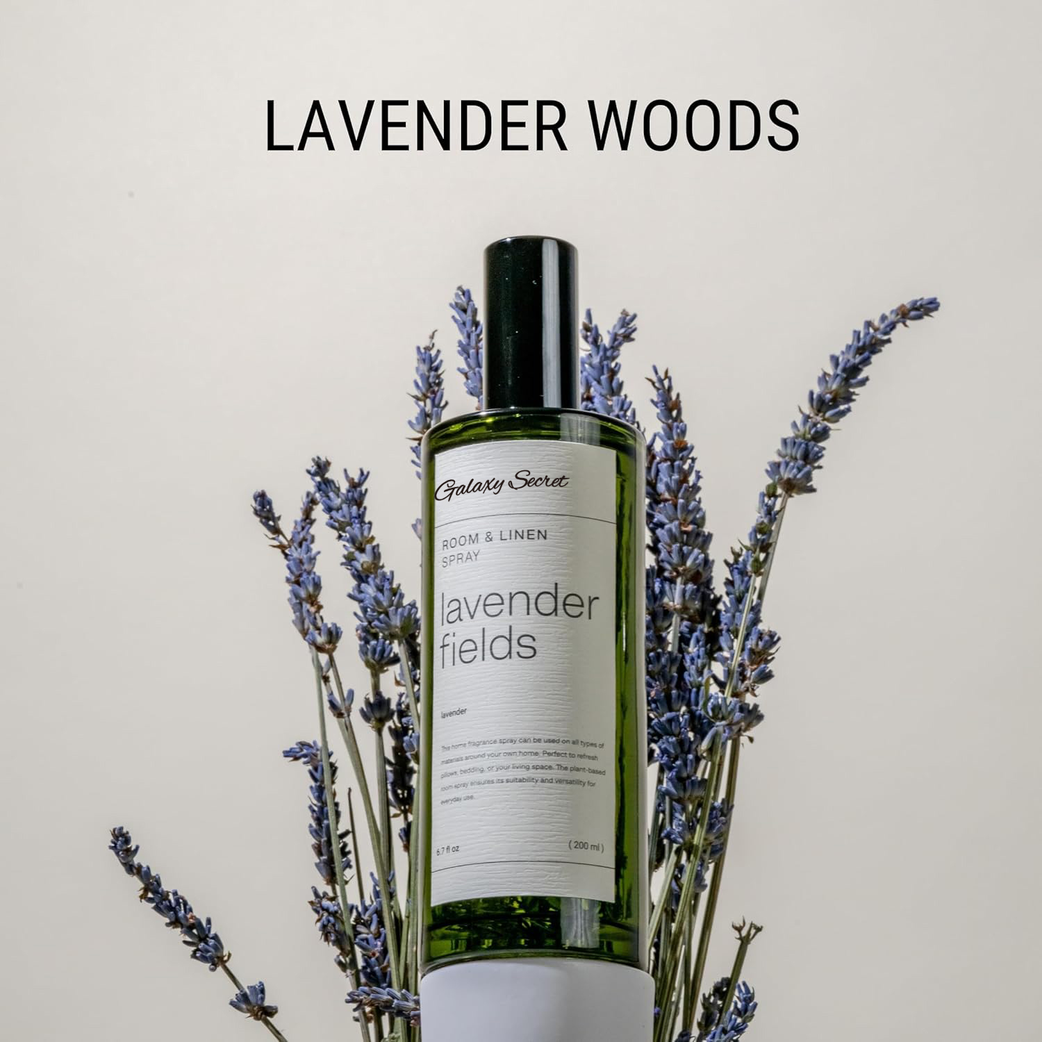 Galaxy Secret Hot Selling Eco-friendly Long-lasting Lavender Santal Woods Room Freshener Soothing Aroma Mist Pillow Linen Spray