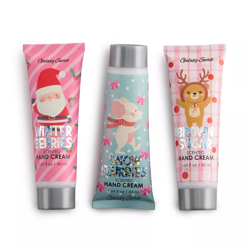 Hot Selling High Quality Christmas Hand Cream Set Fragrance Long Lasting Moisturize Hydrating Santal Hand Cream Hand Care Set